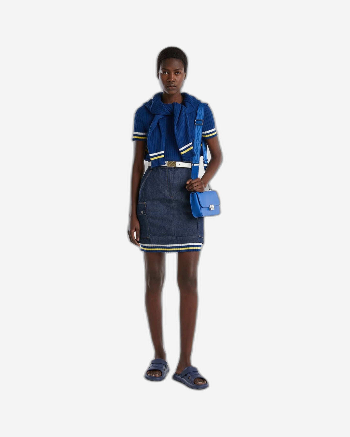 Mini skirt with cargo pockets