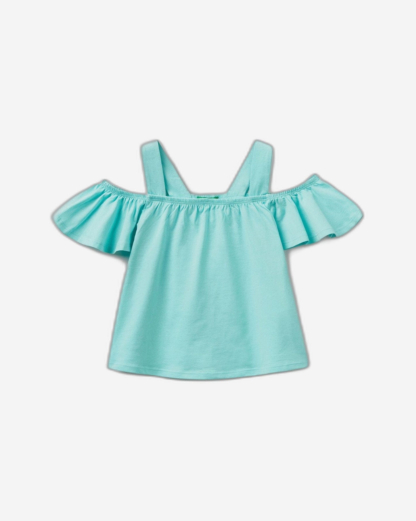 Short top with shoulder straps