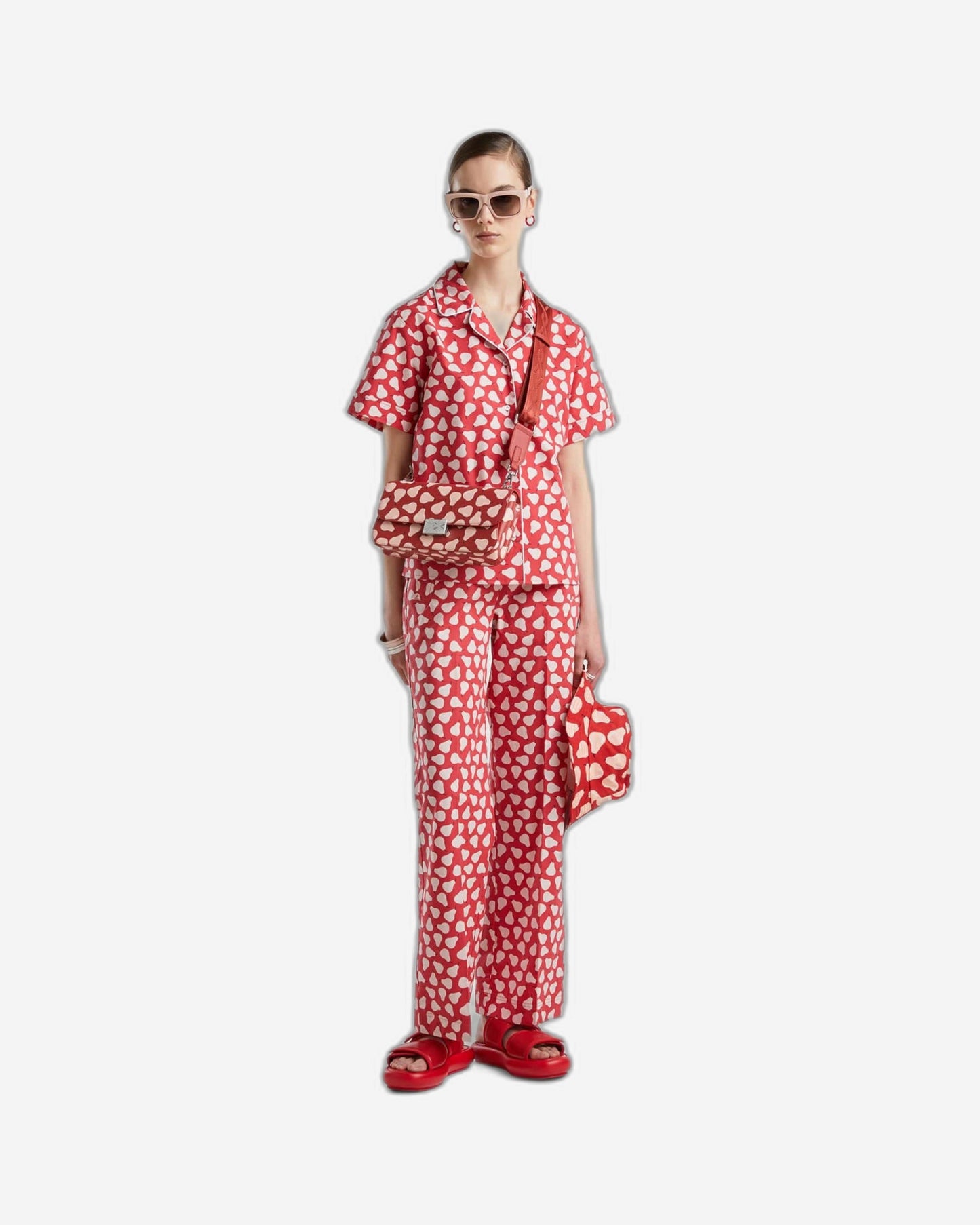 Shirt with fruit pattern