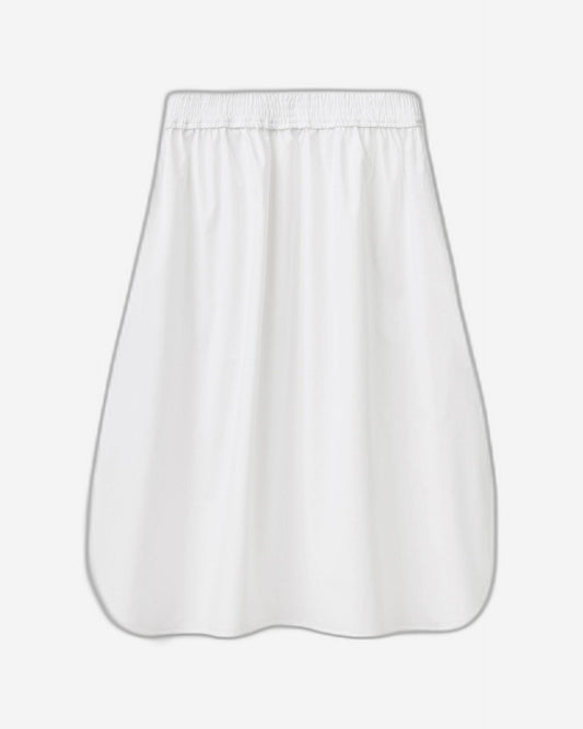 Midi skirt in 100% cotton