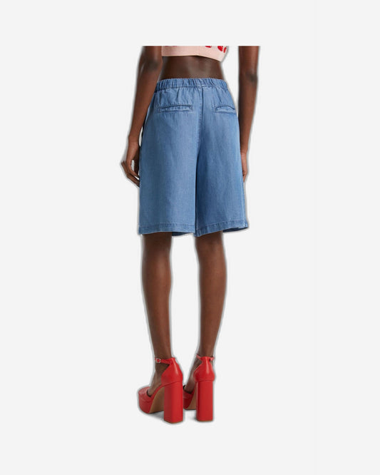Bermudas in chambray