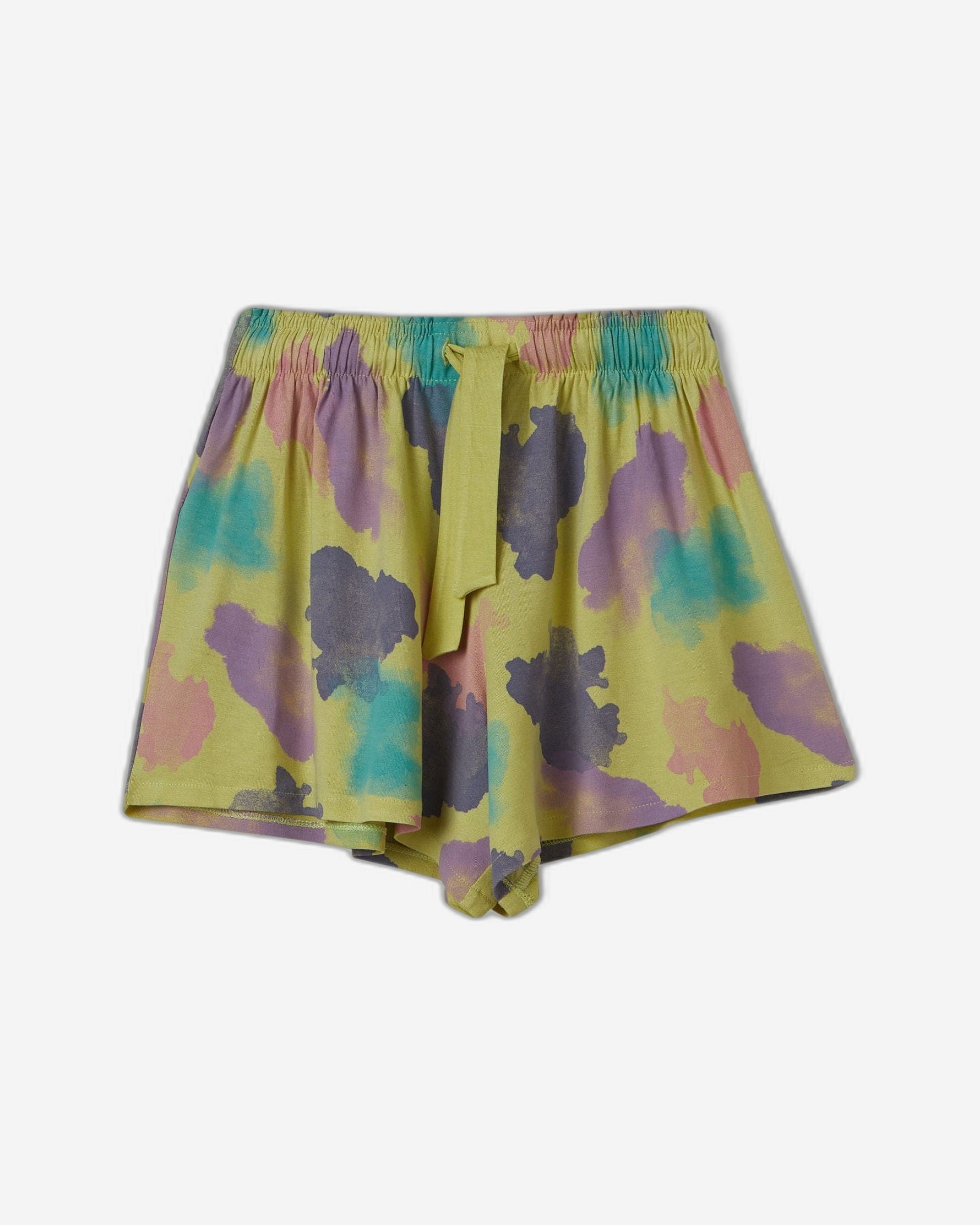 Tie-dye look bermudas