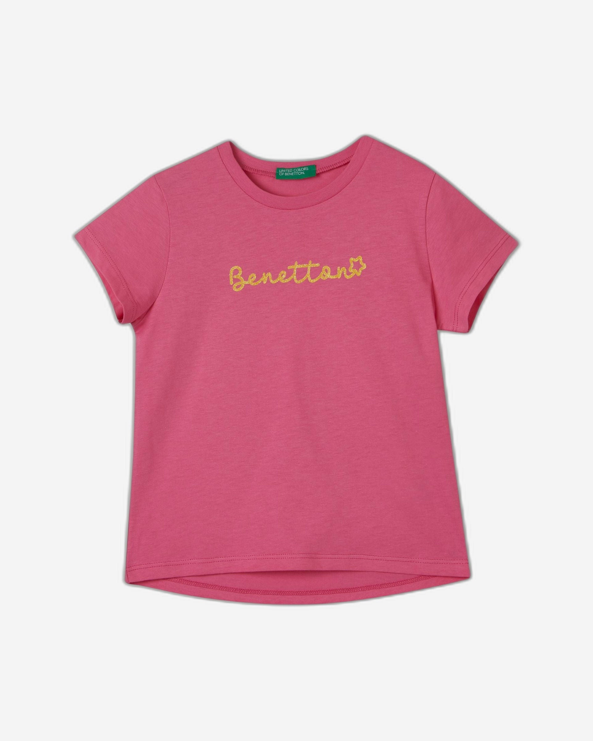 T-shirt in organic cotton with logo print