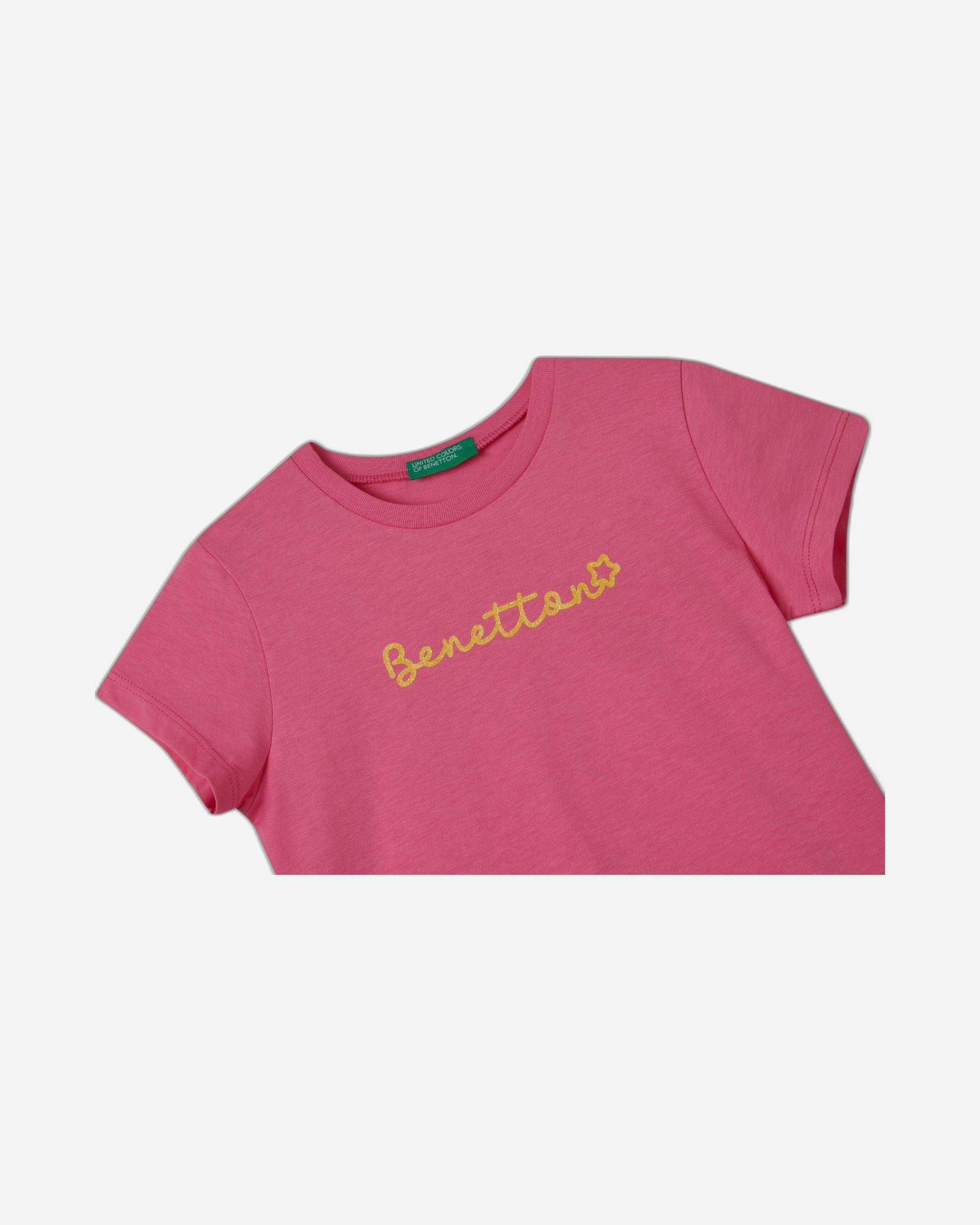 T-shirt in organic cotton with logo print