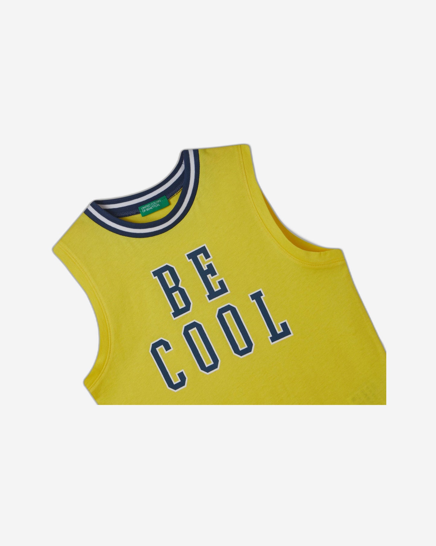 Tank top with maxi print