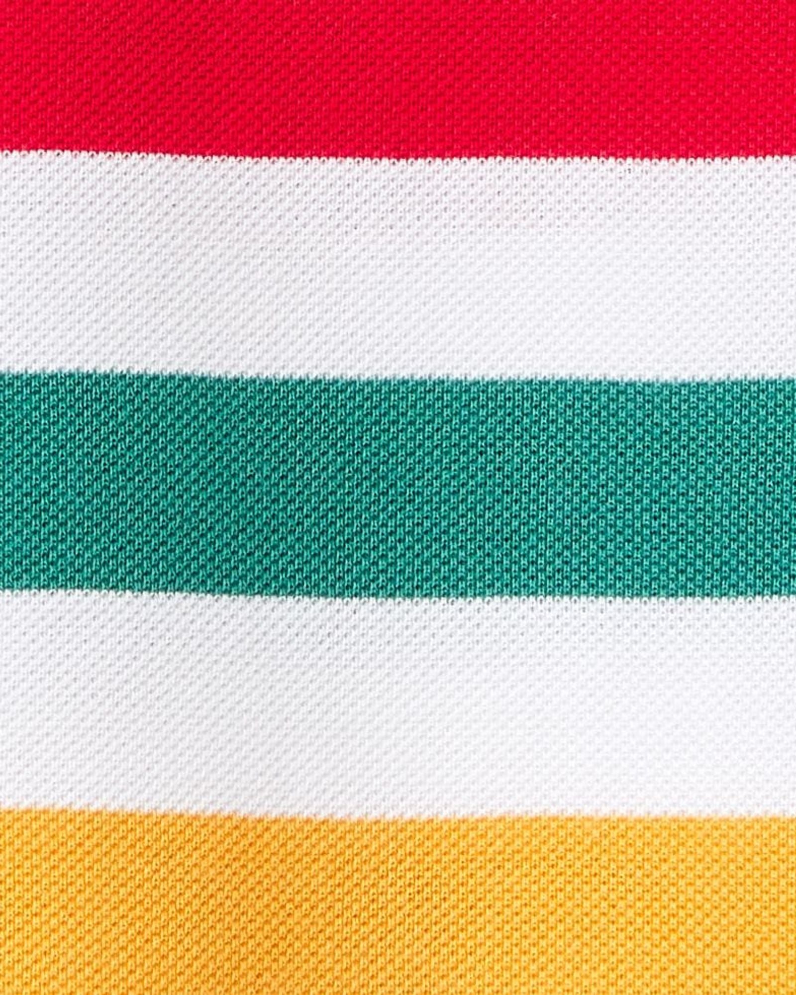 Short sleeve polo with stripes