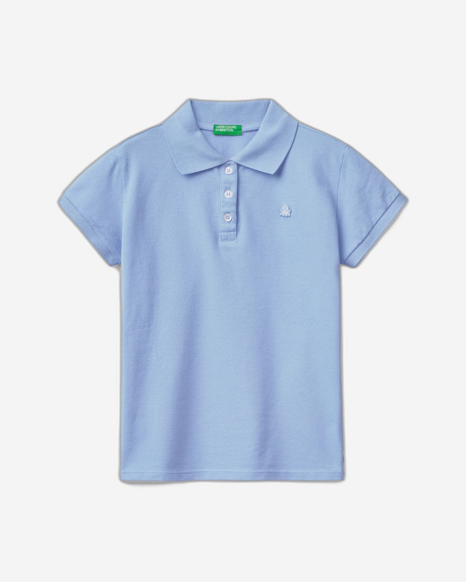Short sleeve polo in organic cotton
