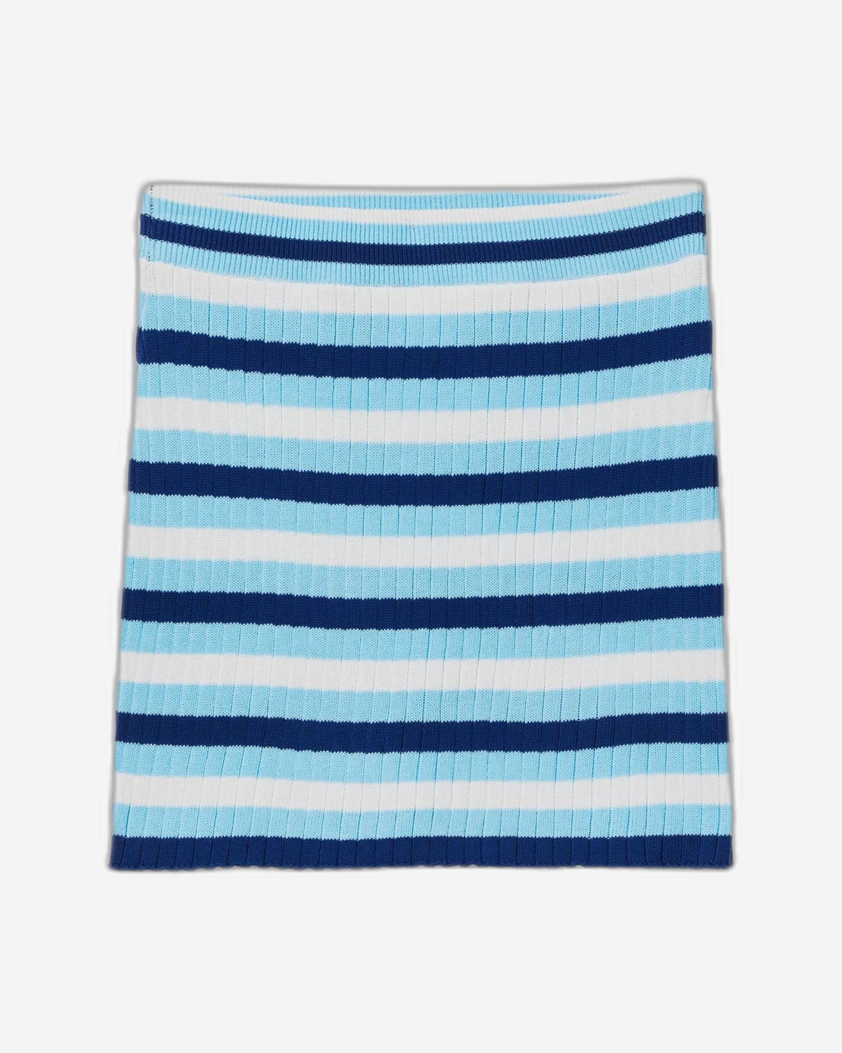 Striped mini skirt