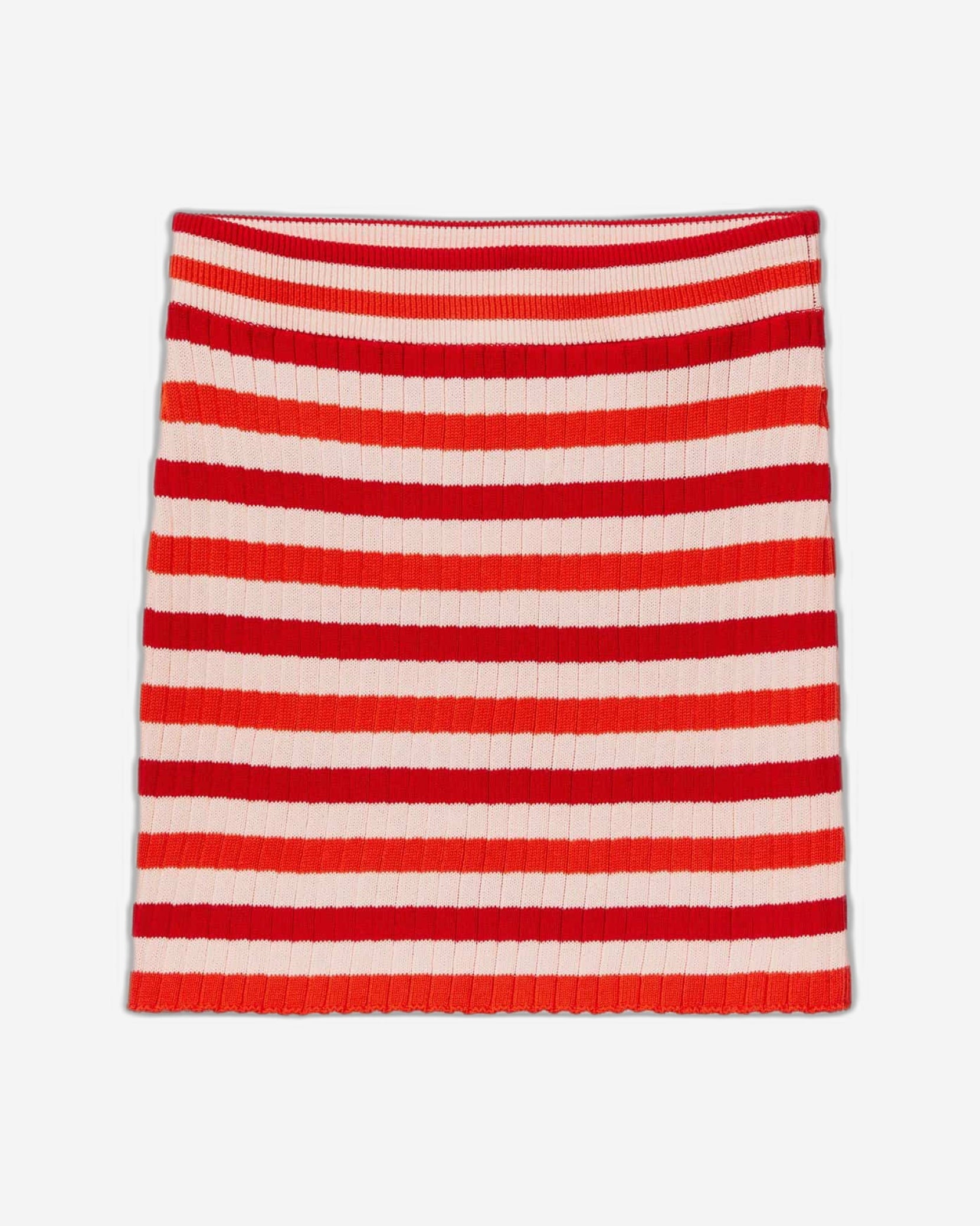 Striped mini skirt