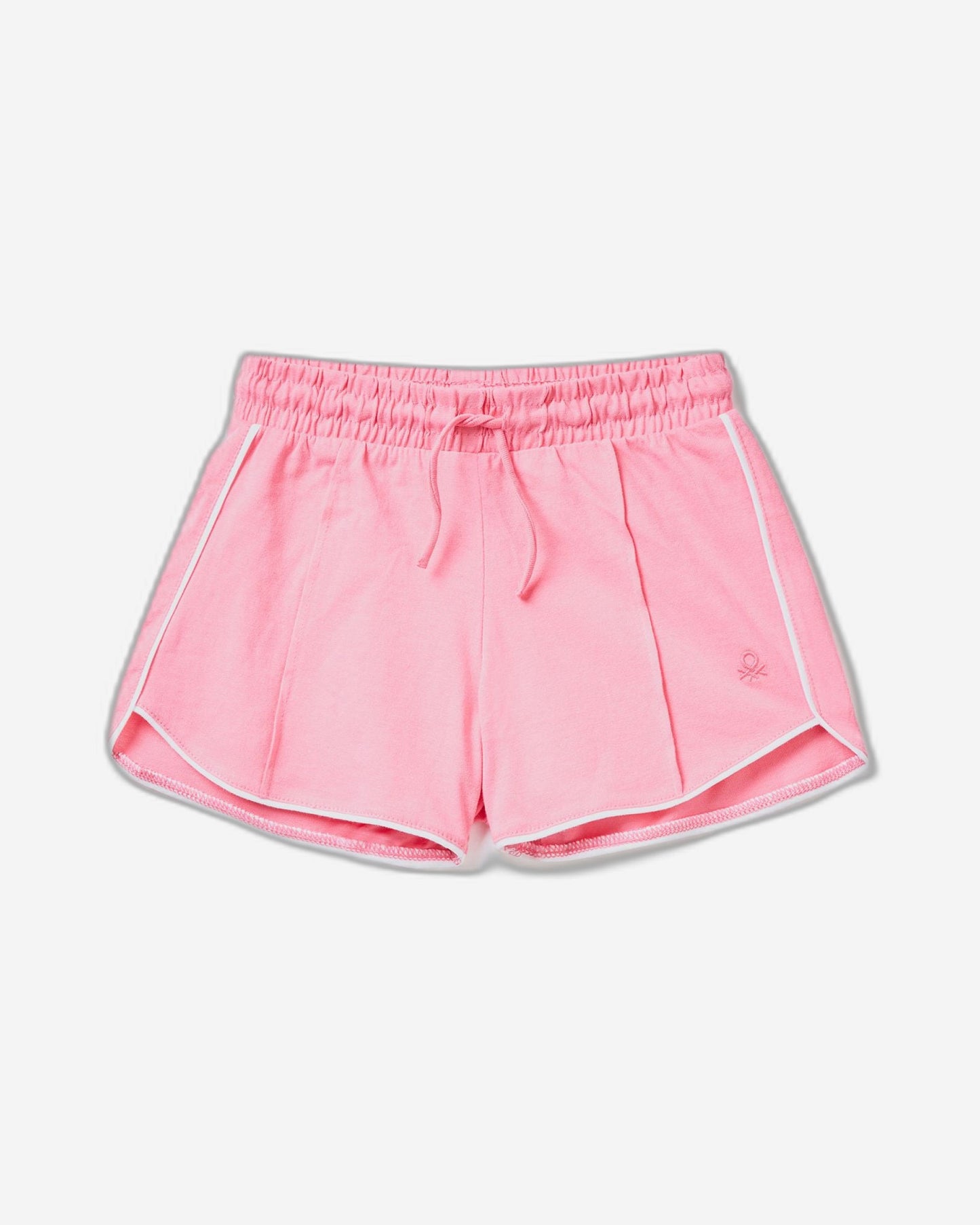 100% cotton shorts with drawstring