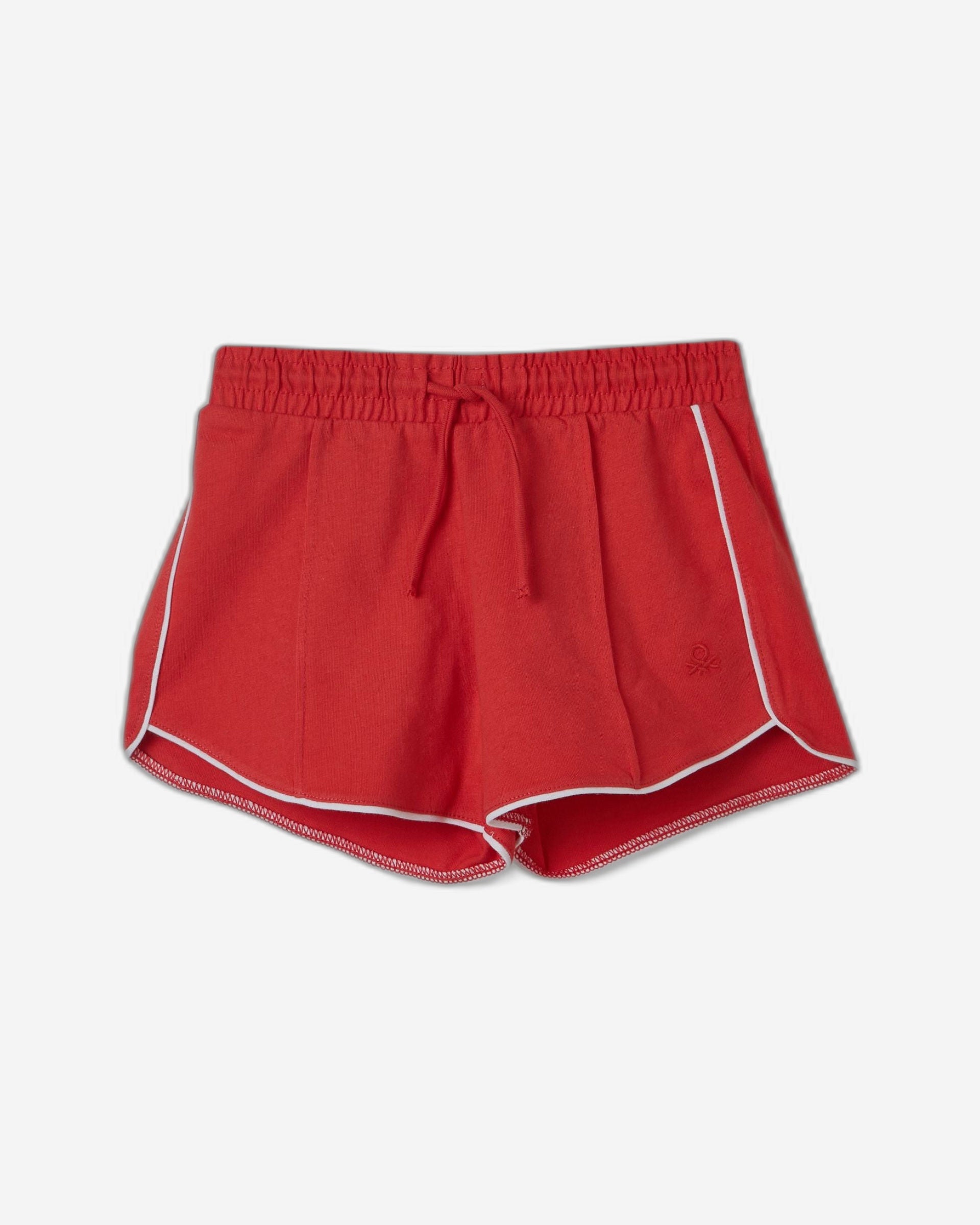 100% cotton shorts with drawstring