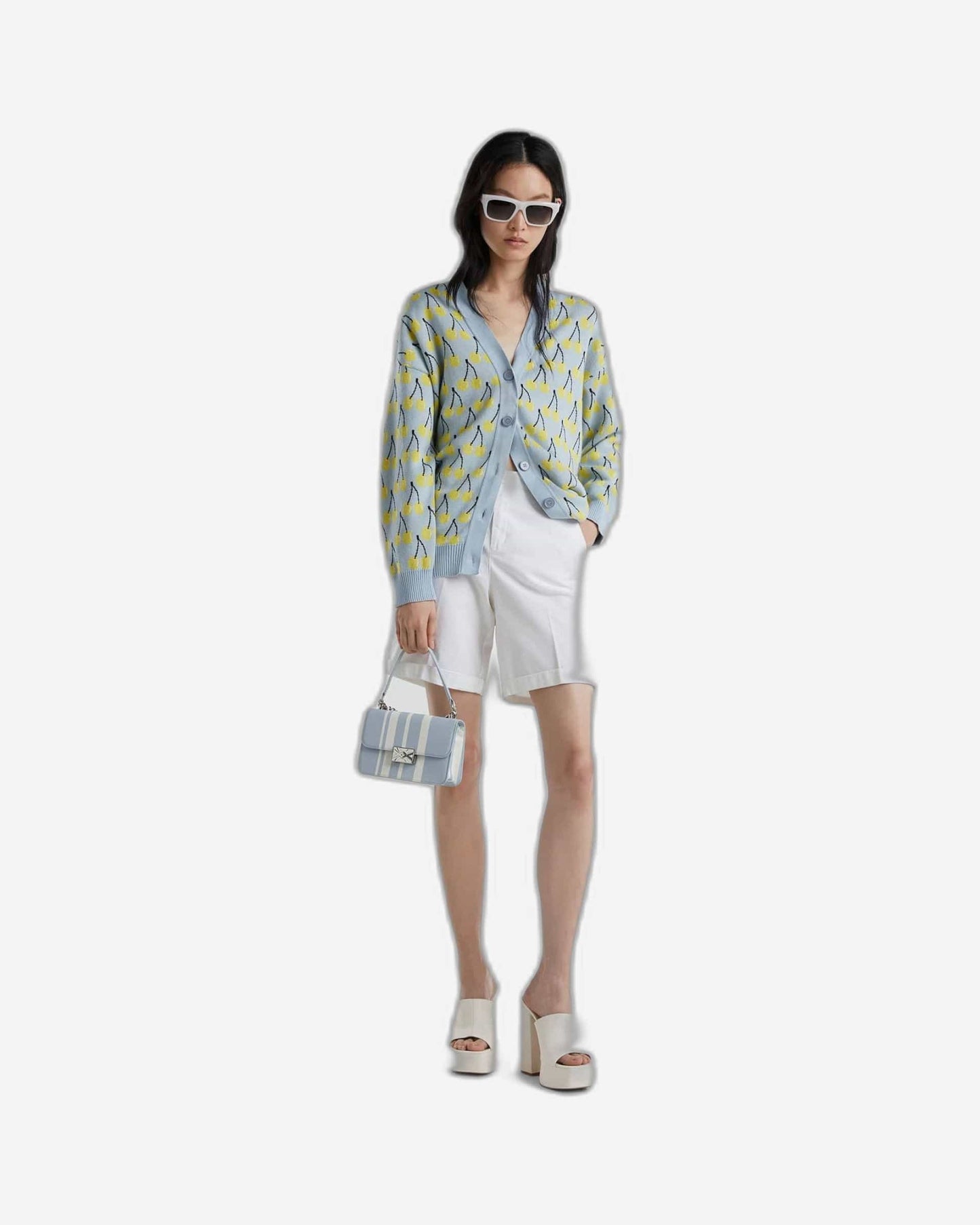 Bermudas in stretch cotton