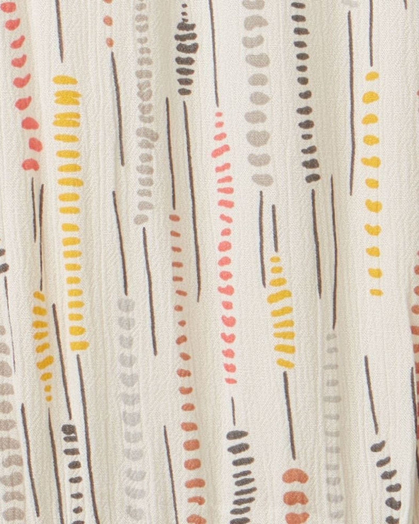 Patterned dress in sustainable viscose