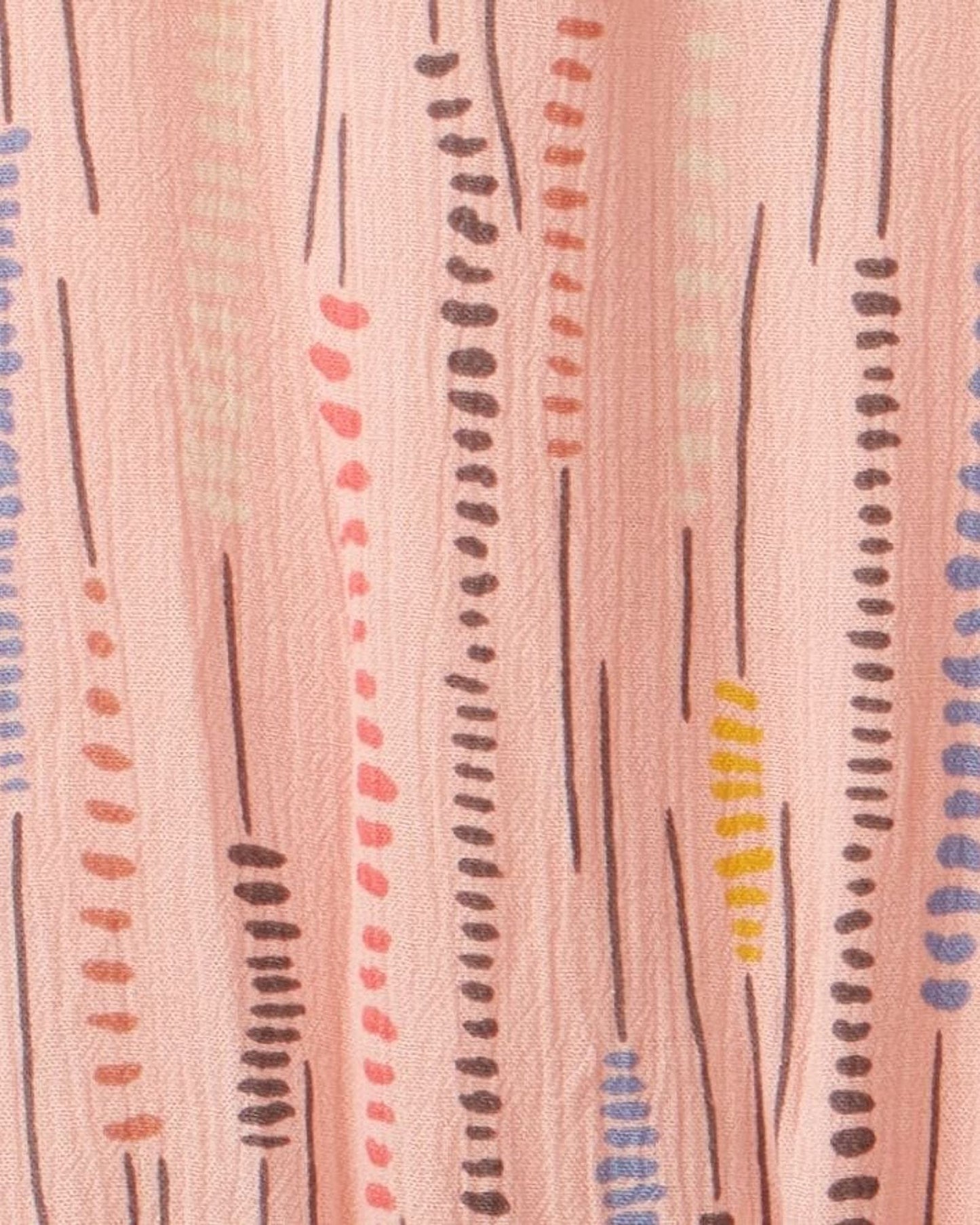 Patterned dress in sustainable viscose