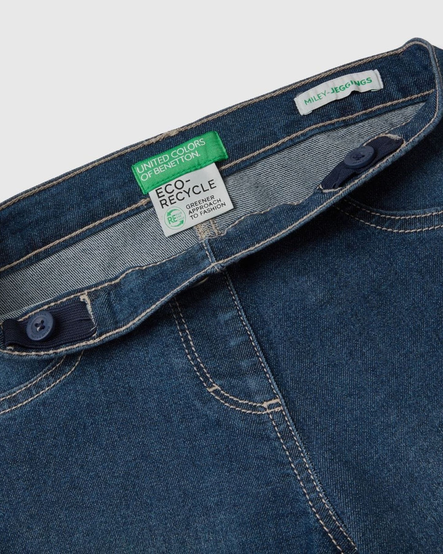 "Eco-Recycle" denim jeggings