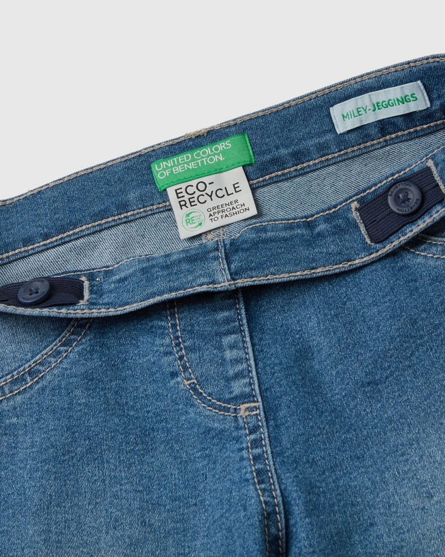 "Eco-Recycle" denim jeggings
