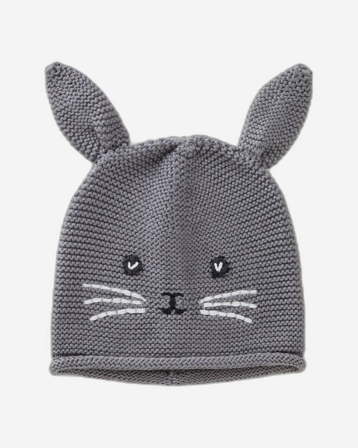 Tricot hat with applique