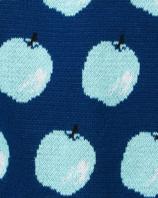 Cardigan with fruit pattern