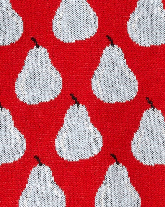 Vest with fruit pattern