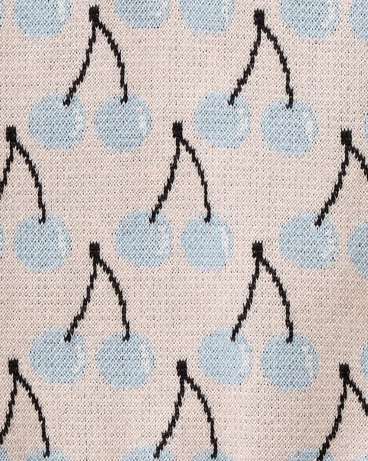 Vest with fruit pattern