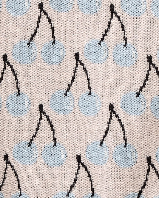 Vest with fruit pattern