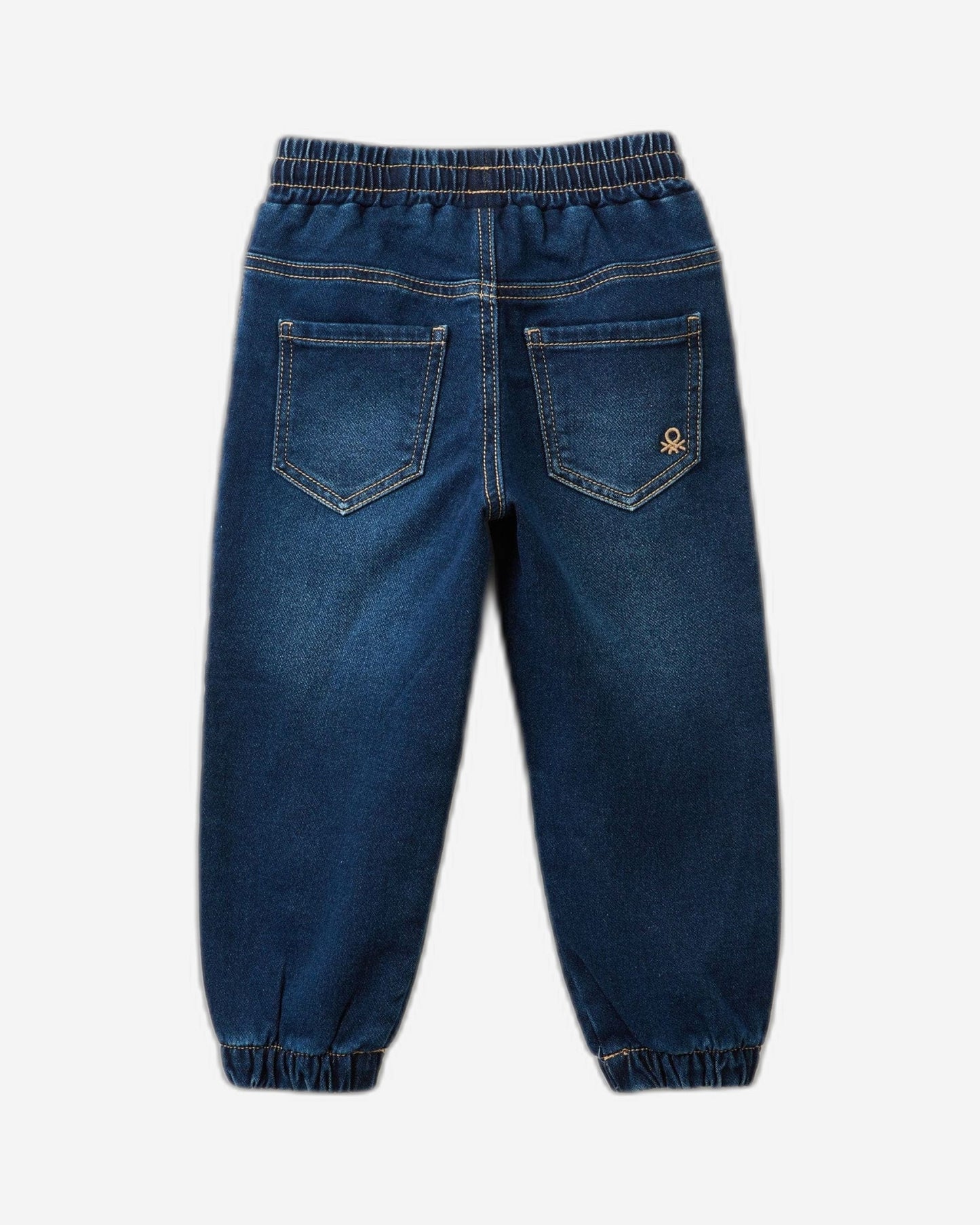 Denim-look sweat joggers