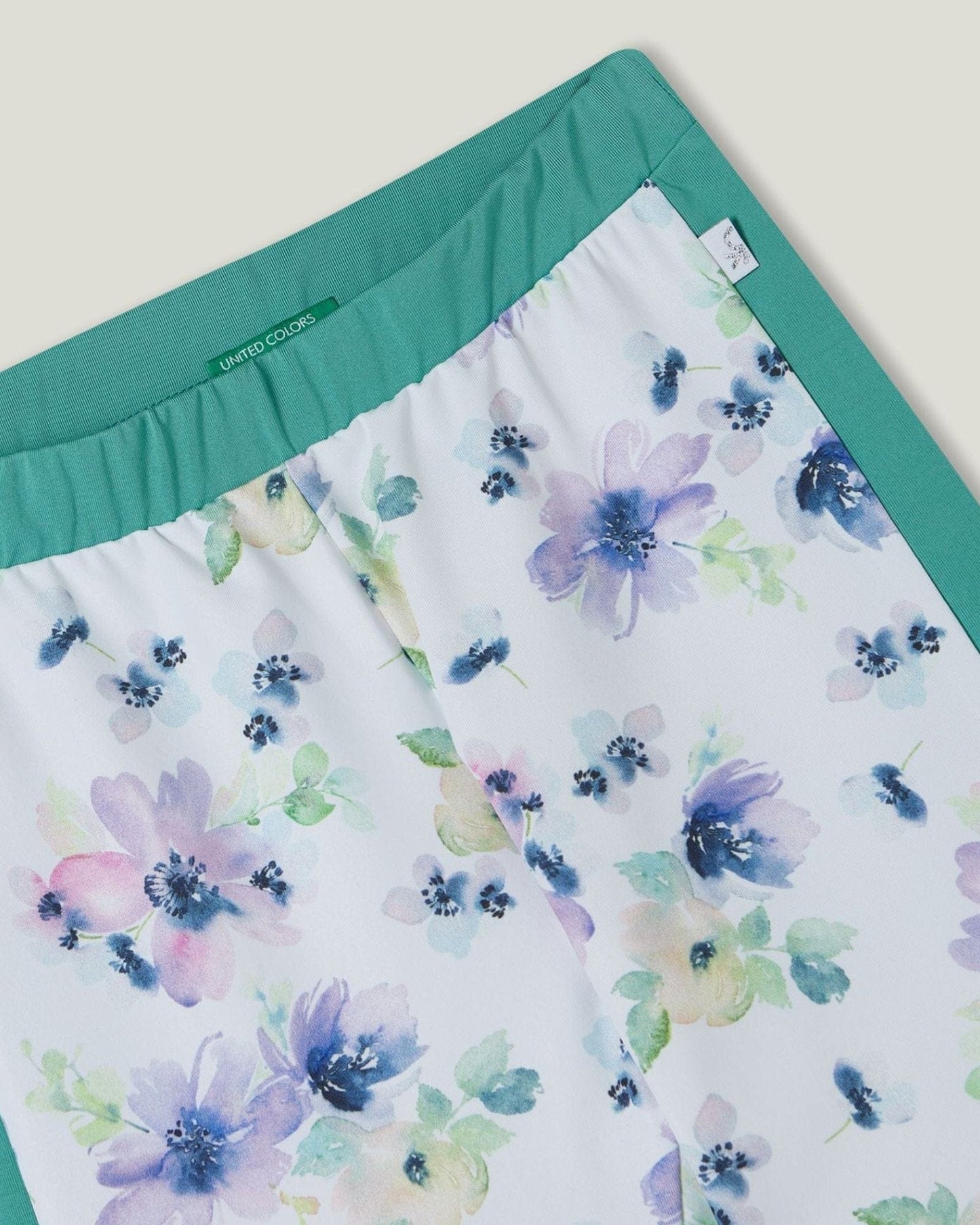 Leggings with floral print