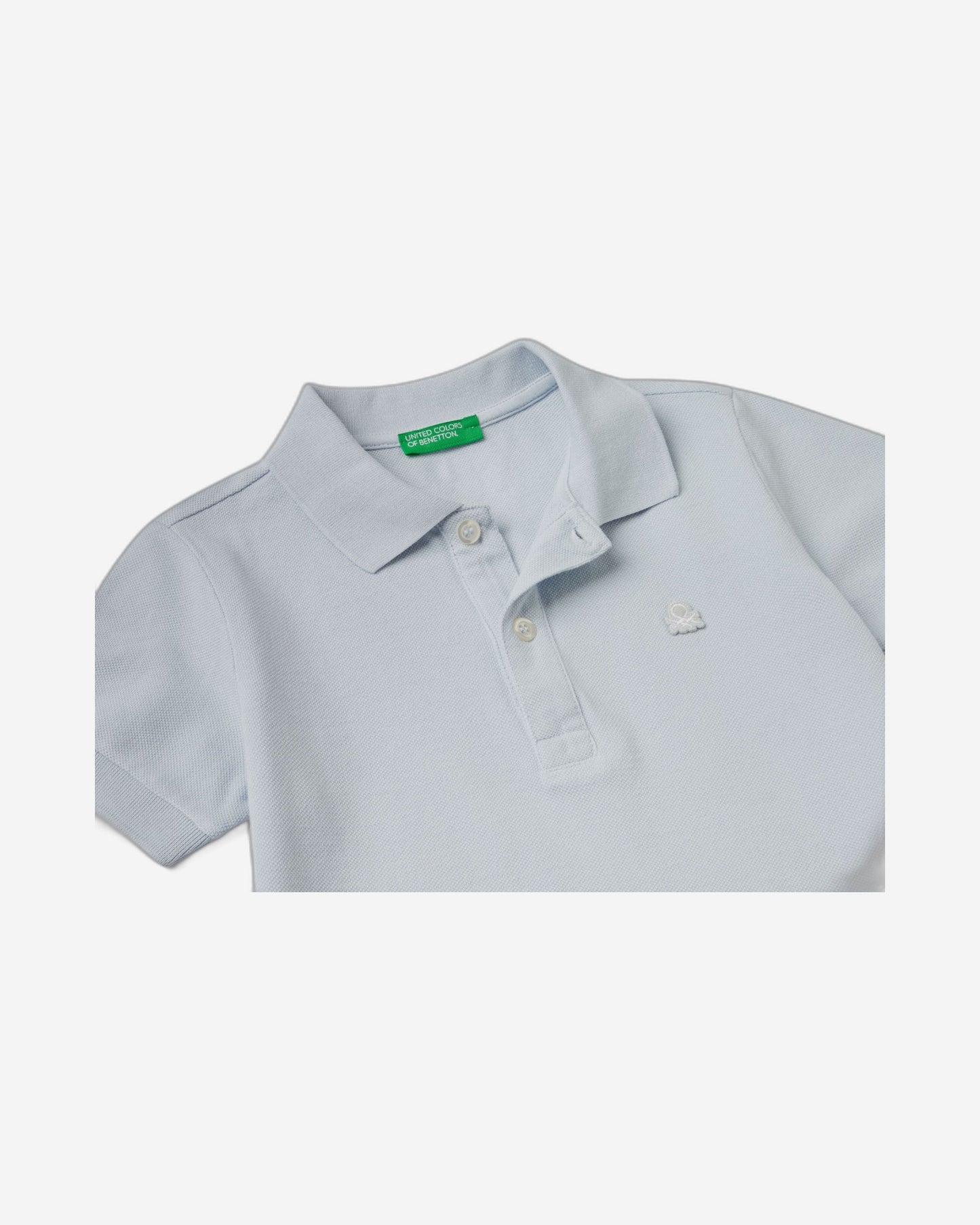 Short sleeve polo in organic cotton