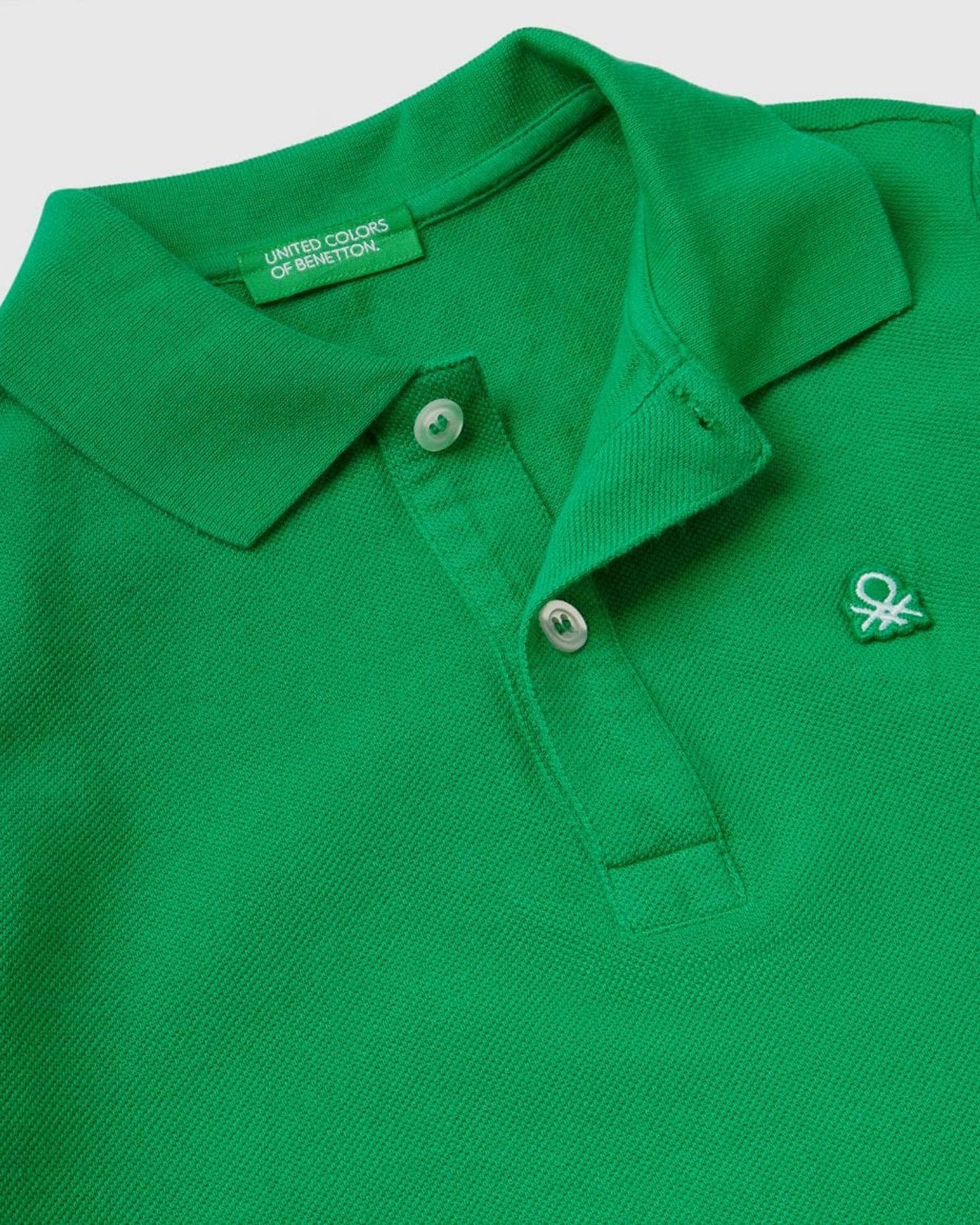 Short sleeve polo in organic cotton