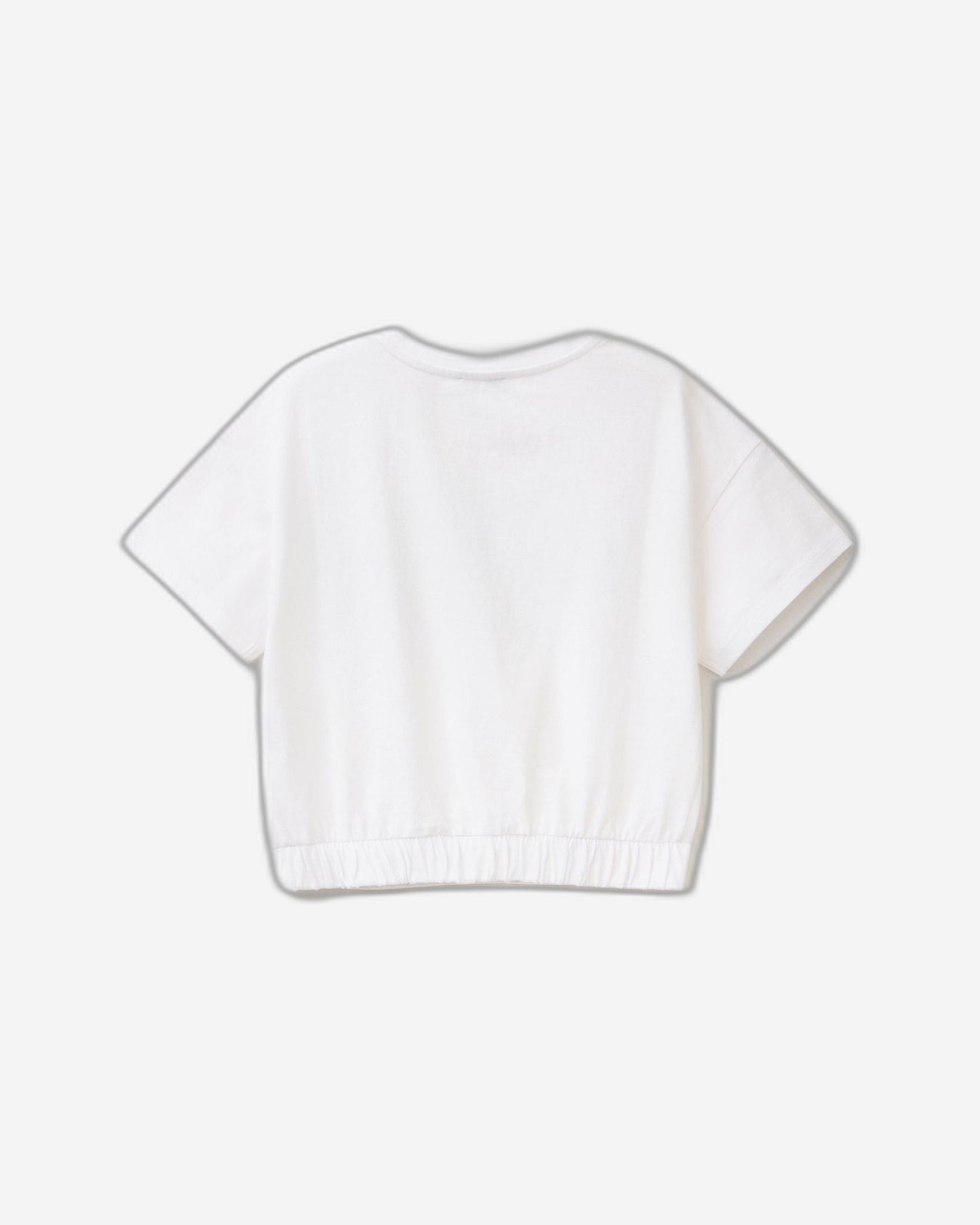 T-shirt with print and glitter