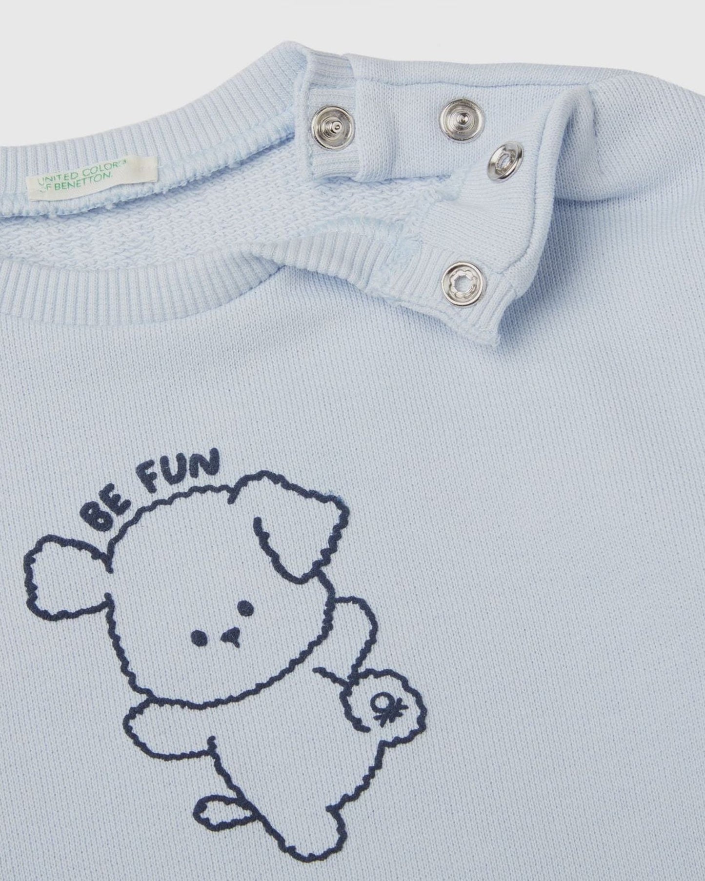 Soft sweatshirt in organic cotton with print