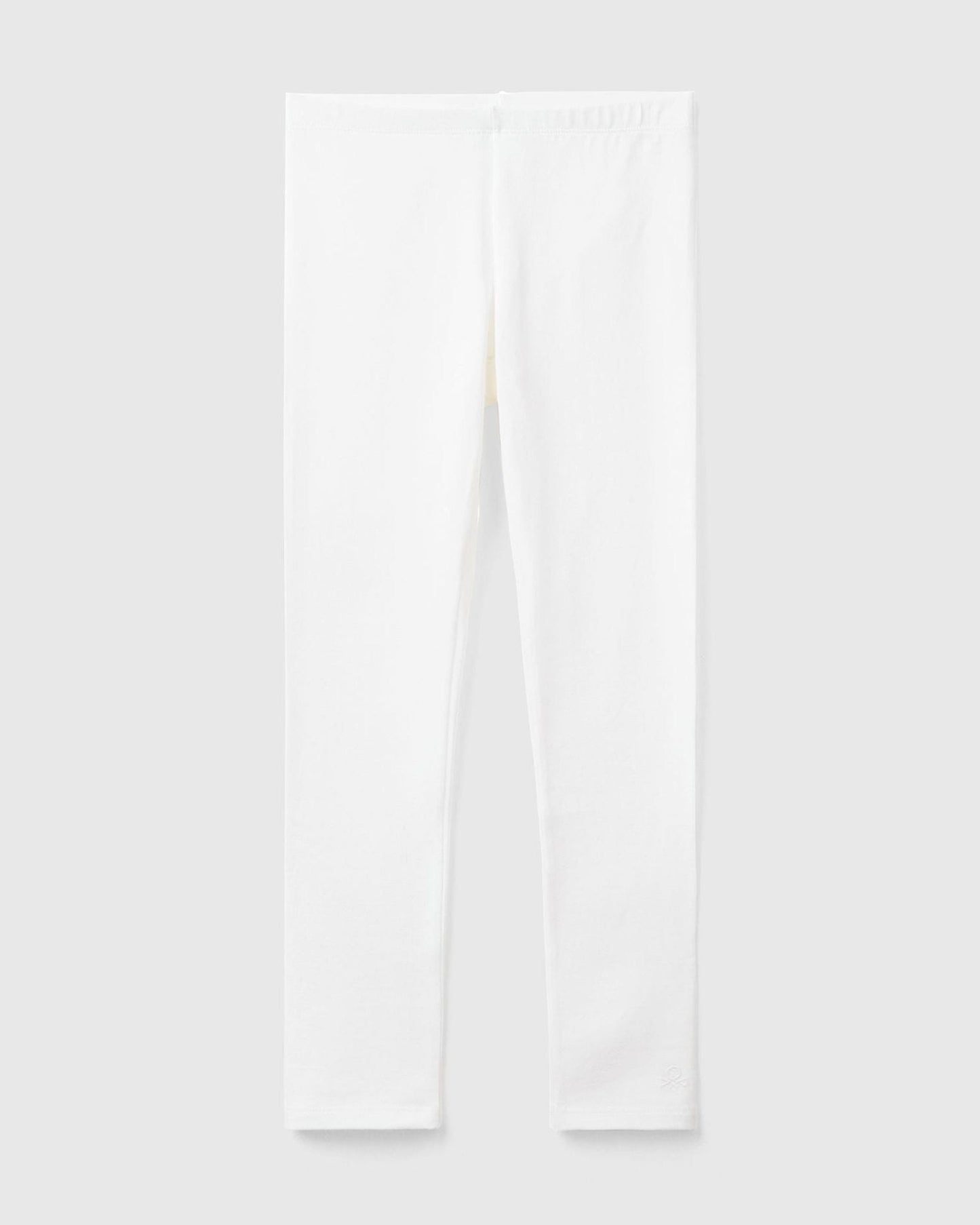 Leggings in stretch cotton with logo