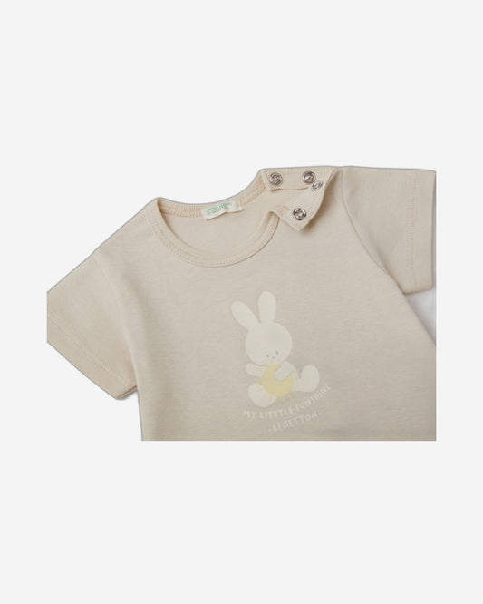 T-shirt in 100% organic cotton