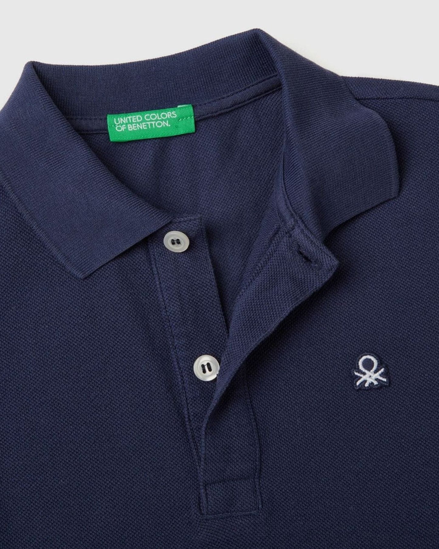 Short sleeve polo in organic cotton