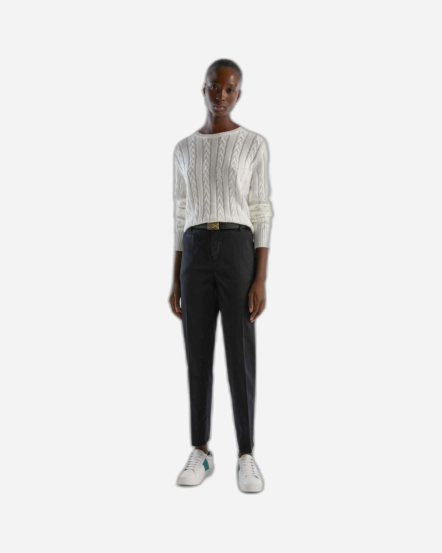 Slim fit cotton chinos
