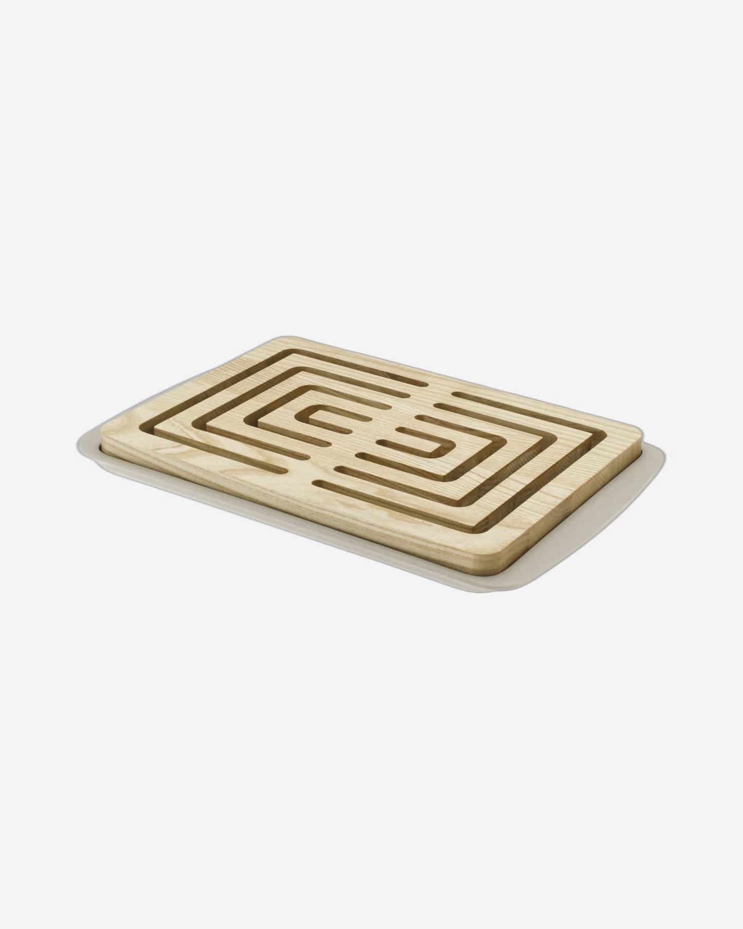 Legnoart Vitto Bread Cutting Board Light Ashwood/Tray Wood Fiber Bp-2