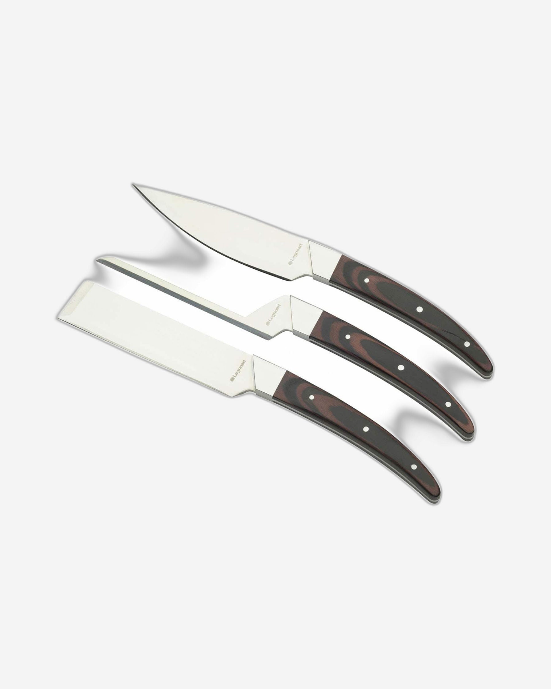 Legnoart Caseus Cheese Set With Dark Wood Handle Ck-40A