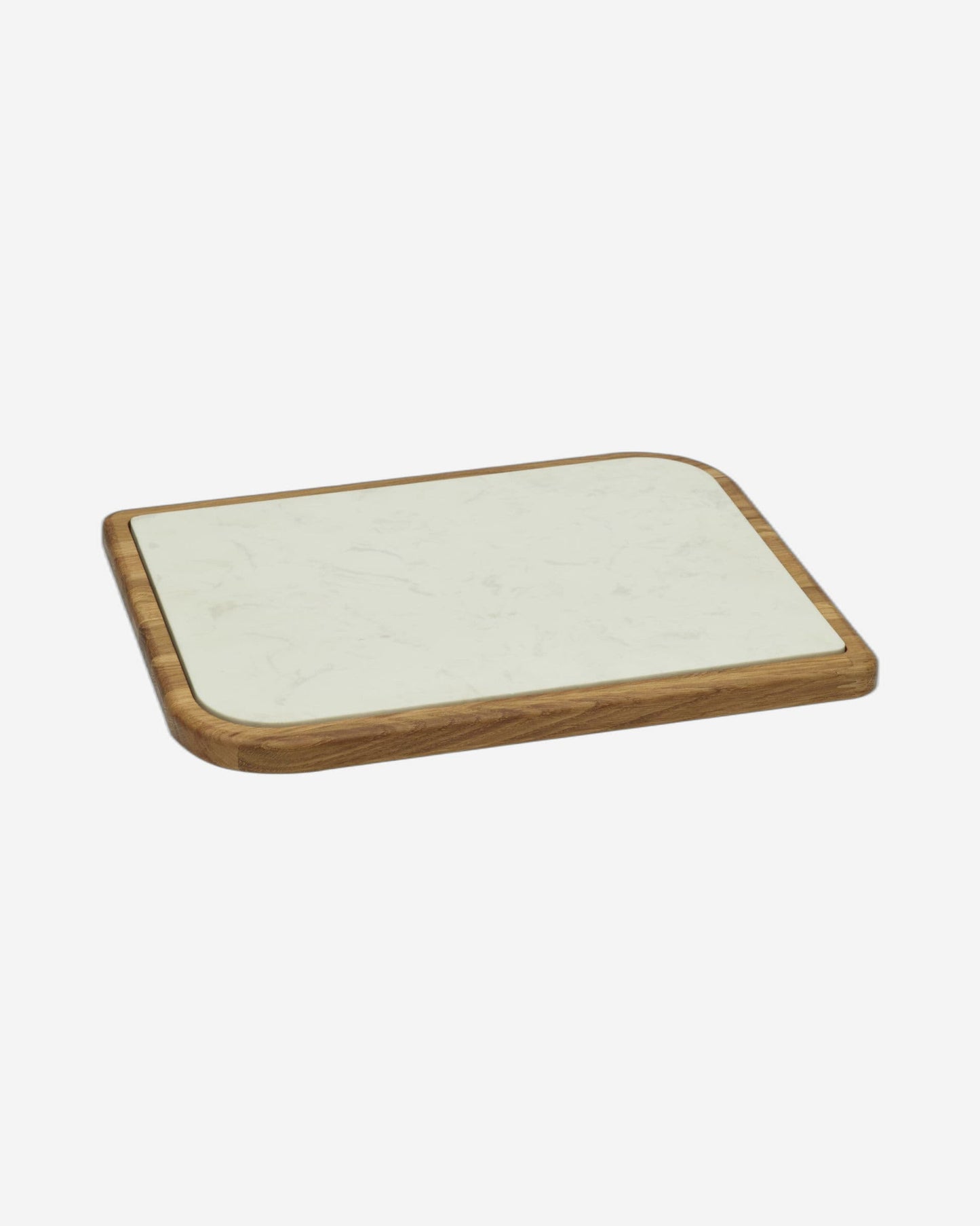 Legnoart Cheese Place Oak Wood Cheese Plate+Marble Insert Mm 370X280X20 Cp-10L