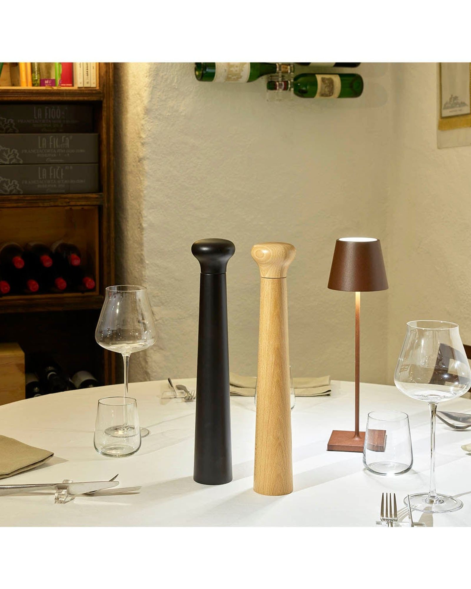 Legnoart Charapita Beech Wood Pepper/Salt Mill Ceramic Mechanisme Pl-Xl