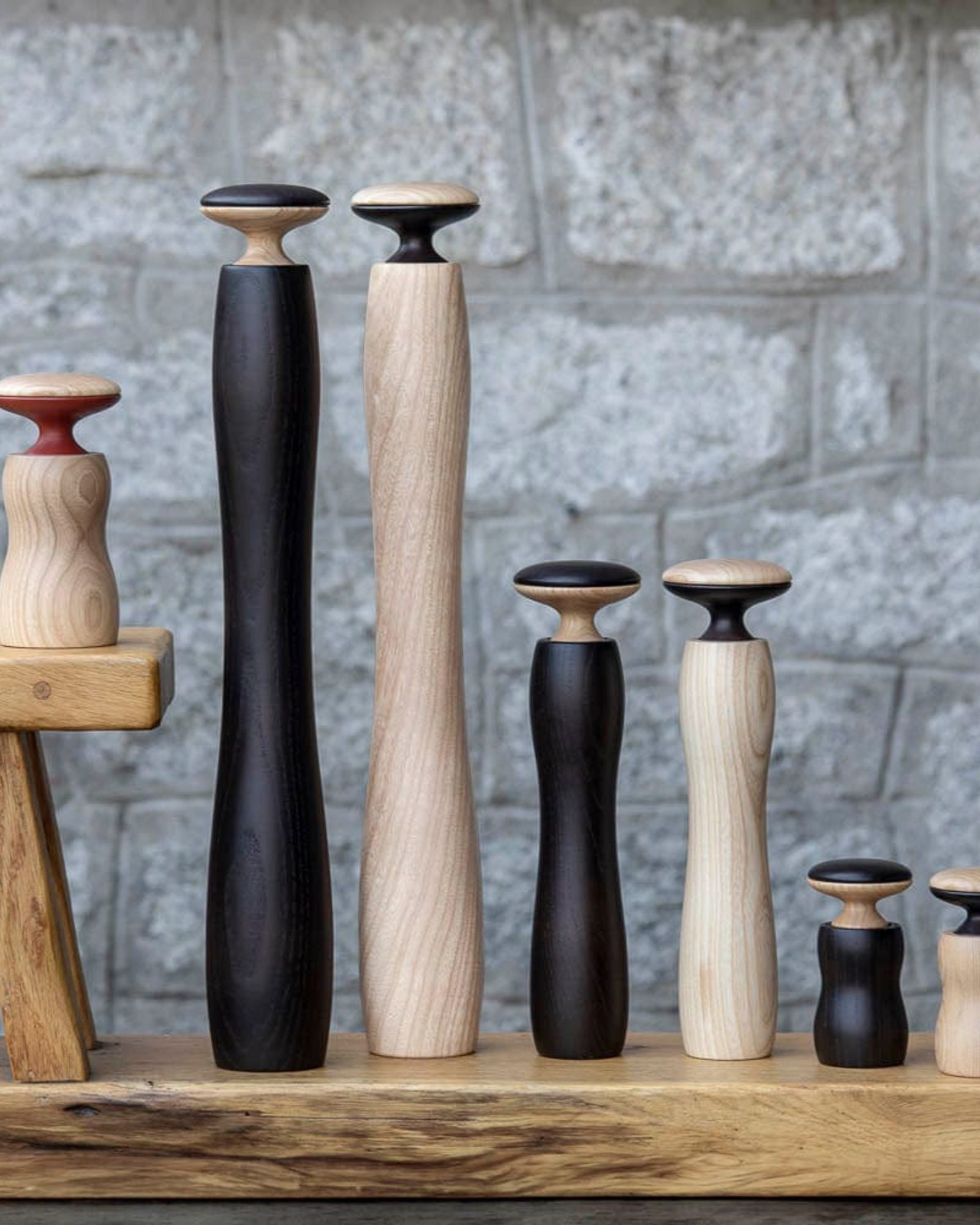 Legnoart Hercules Ash Wood Pepper/Salt Mill - S Size Spn-S