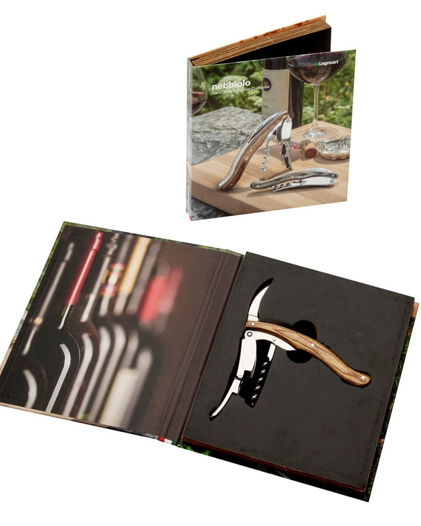 Legnoart Nebbiolo Grand Crue Sommelier Corkscrew Mirror Finishing Wf-2D