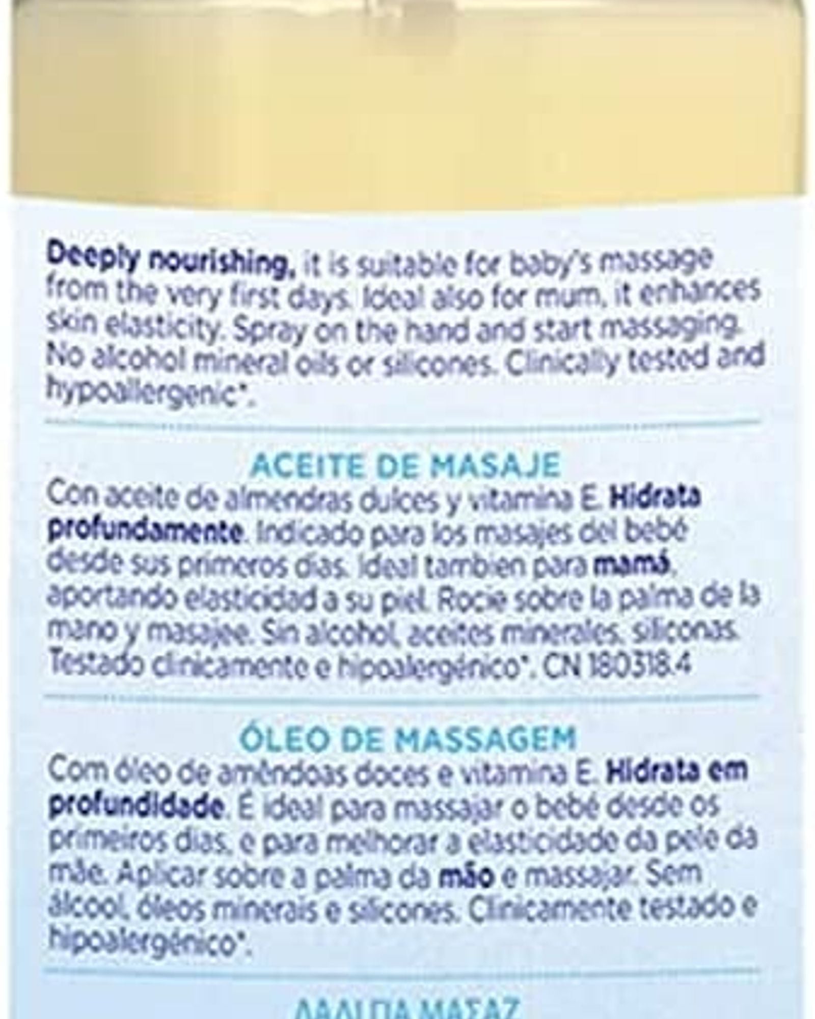 Chicco Natural Sensation Massage Oil,100ml