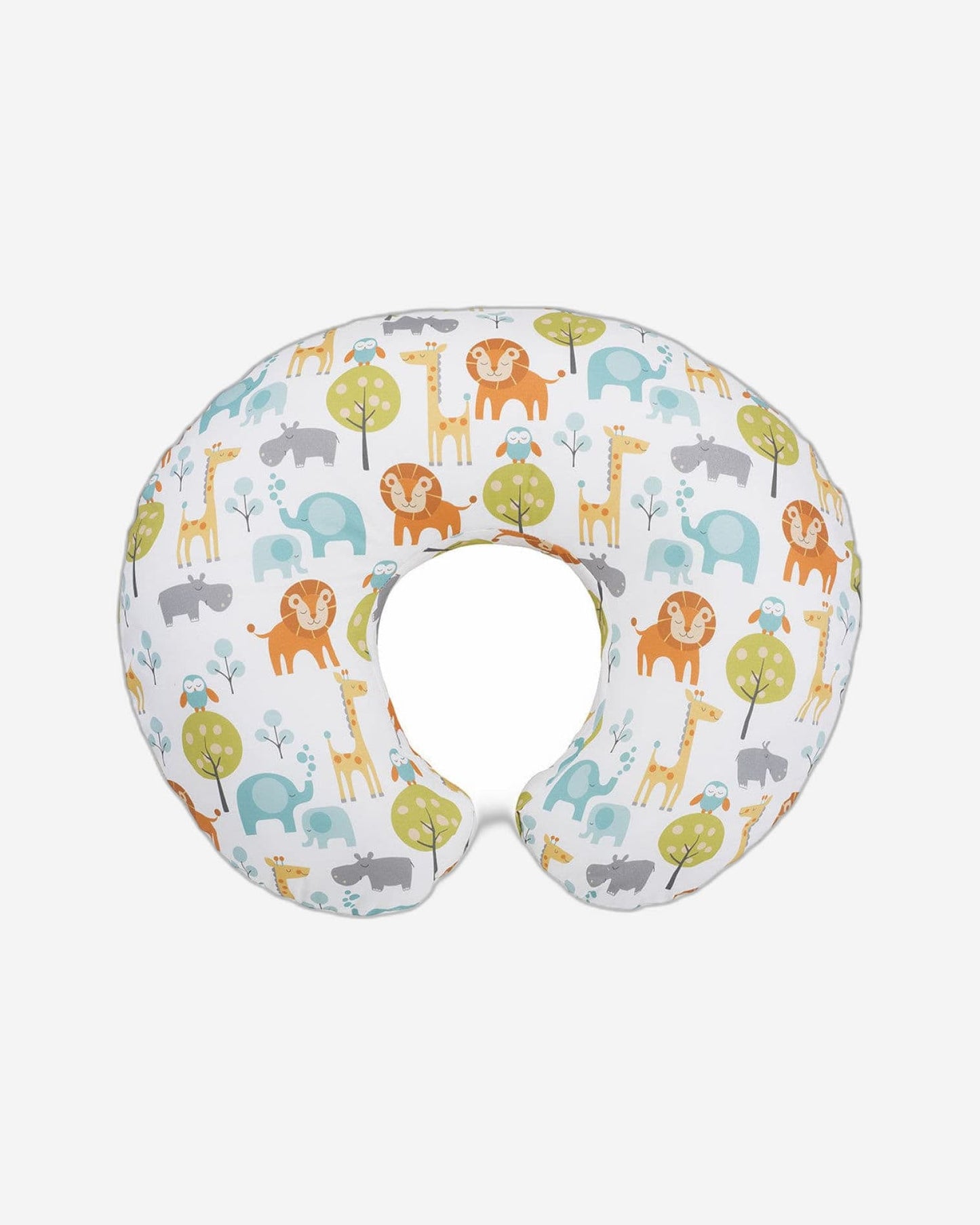 CHICCO BOPPY PILLOW WITH COTTON SLIPCOVER 0M+ PEACFUL JUNGLE