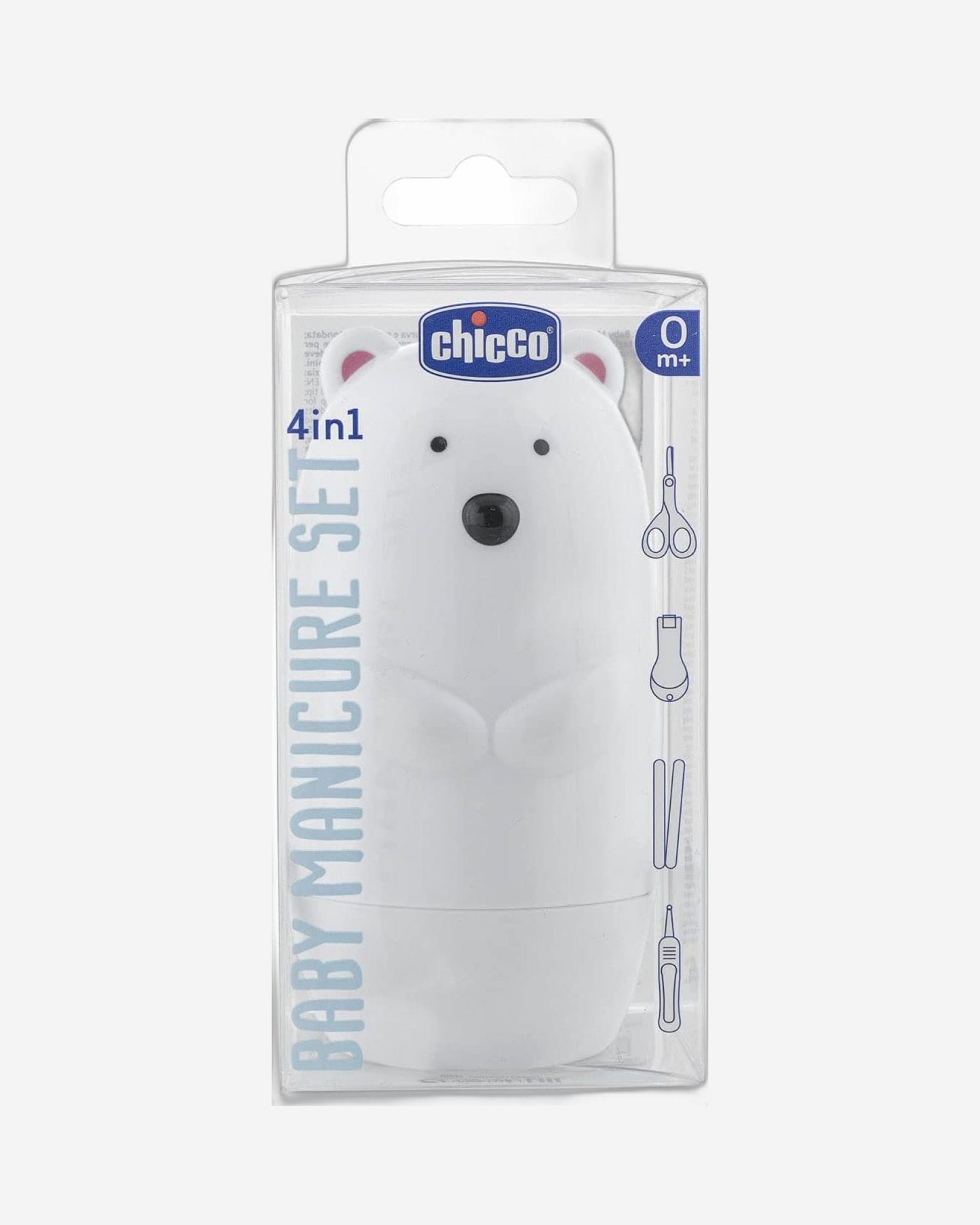 Chicco 4 in 1 Manicure Set - Polar Bear