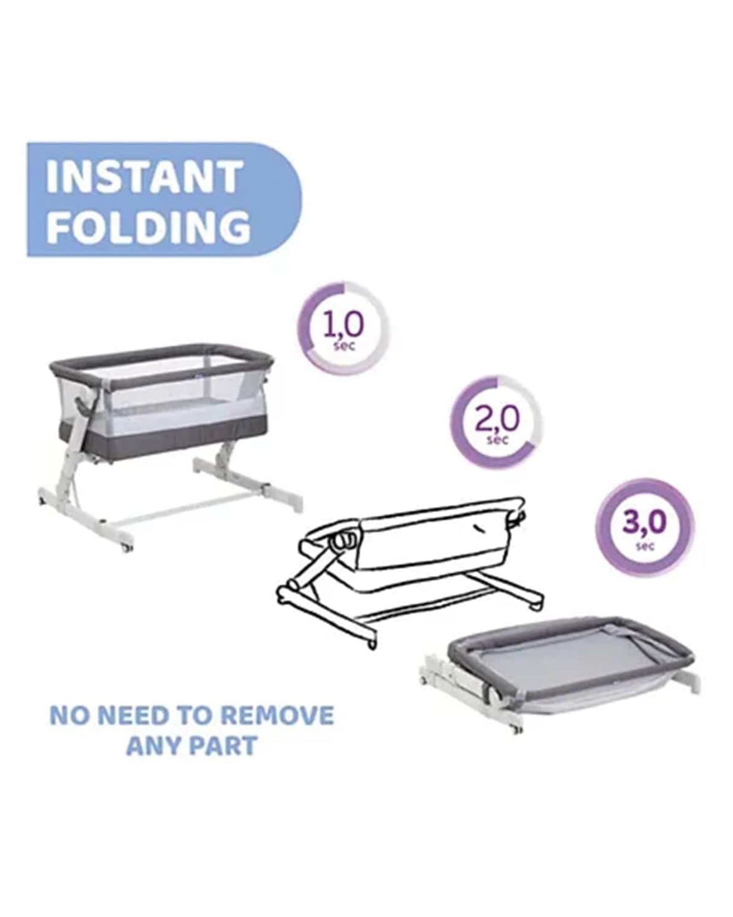 Chicco Next2Me Pop-Up Co-sleep. Crib Atmosphere-CH79299-57