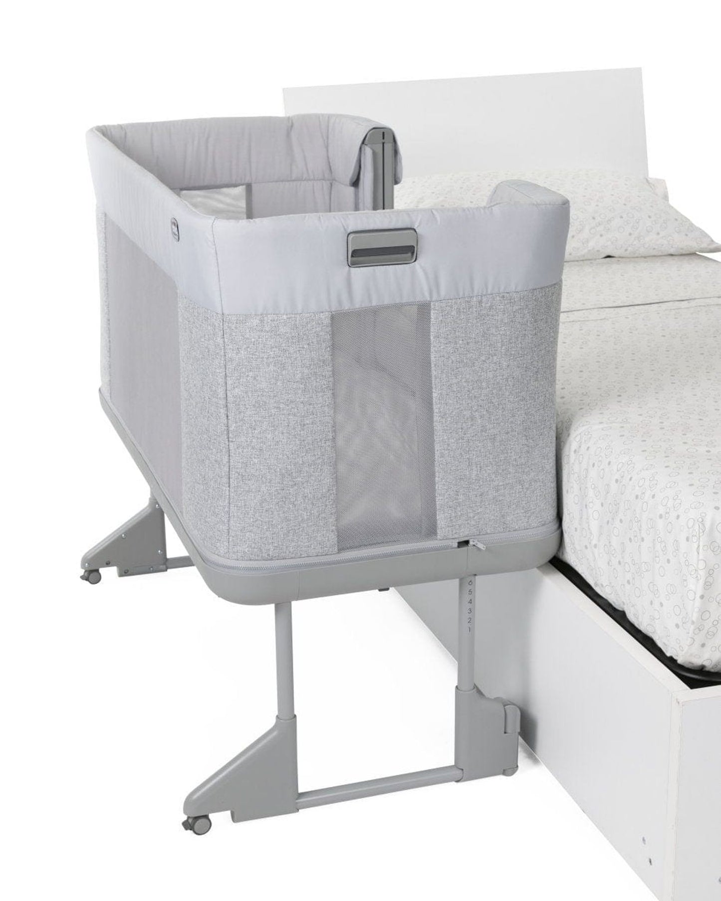 Next2Me Forever Co-Sleep.Cot Ash Grey Cc-CH79650-61