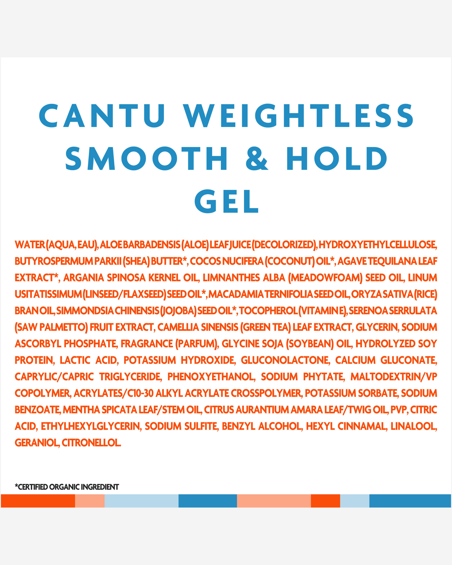 Cantu Weightless Hold Gel 295Ml