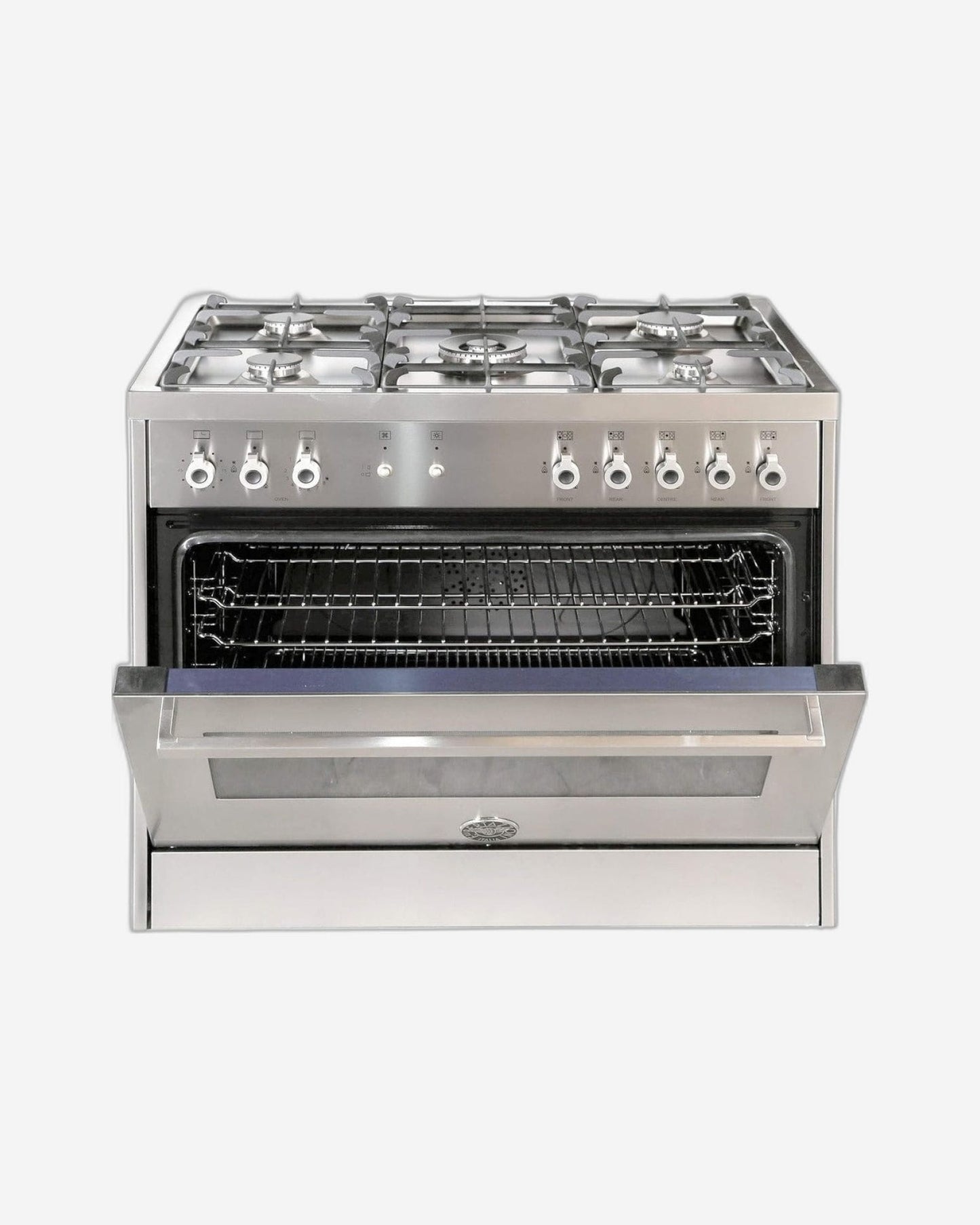 Bertazzoni Full Gas Range Cooker 90x60, Stainless Steel