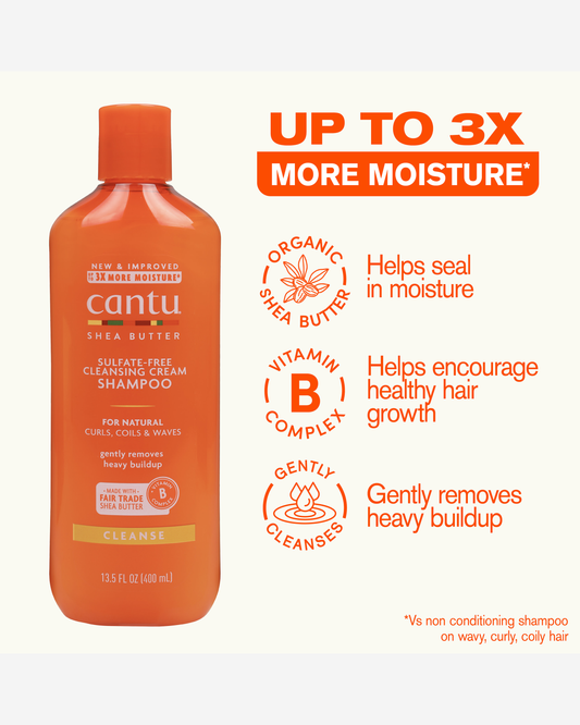 Cantu Sulfate Free Cleansing Cream Shampoo 400ml