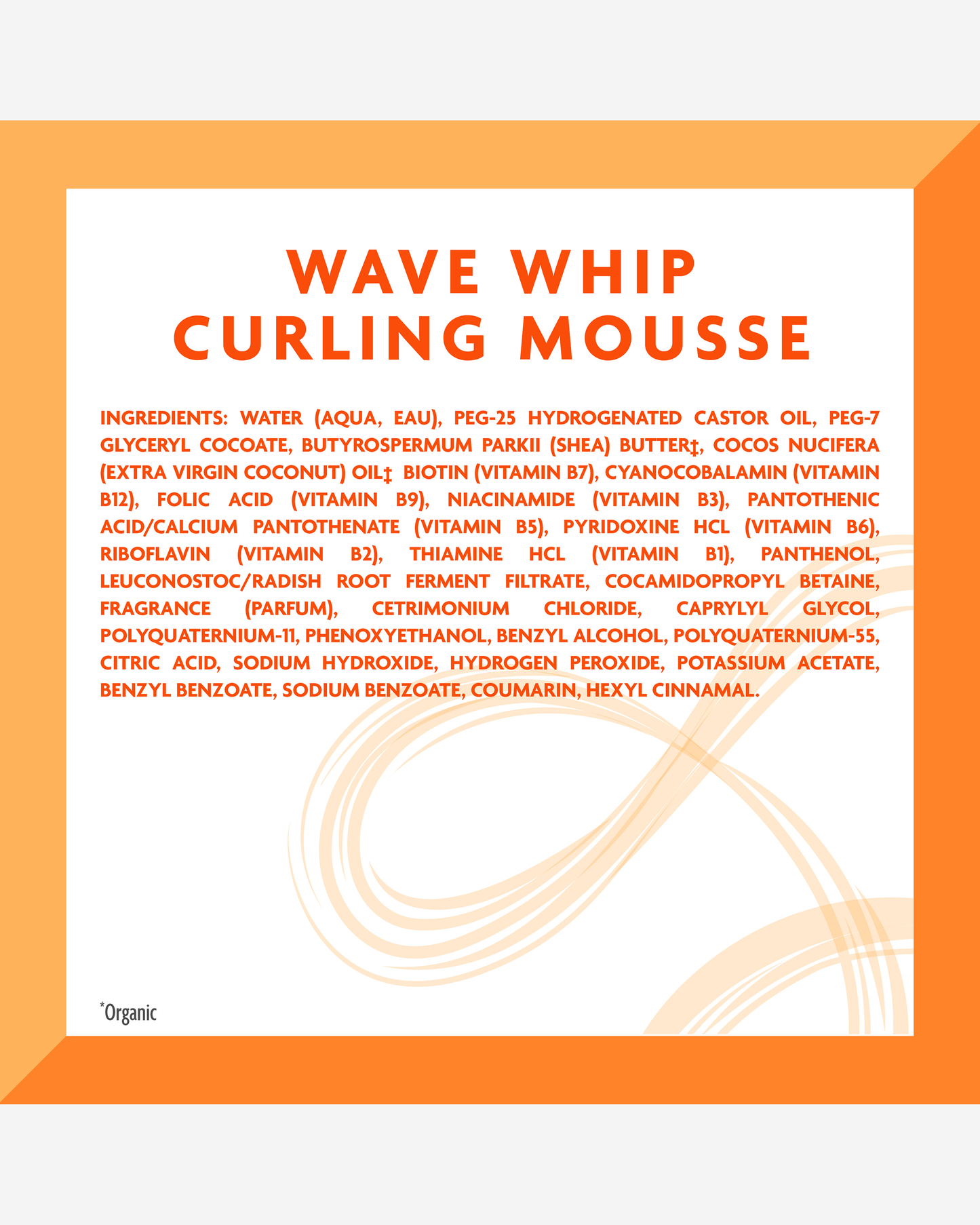 Cantu Wave Whip Curling Mousse 248ml